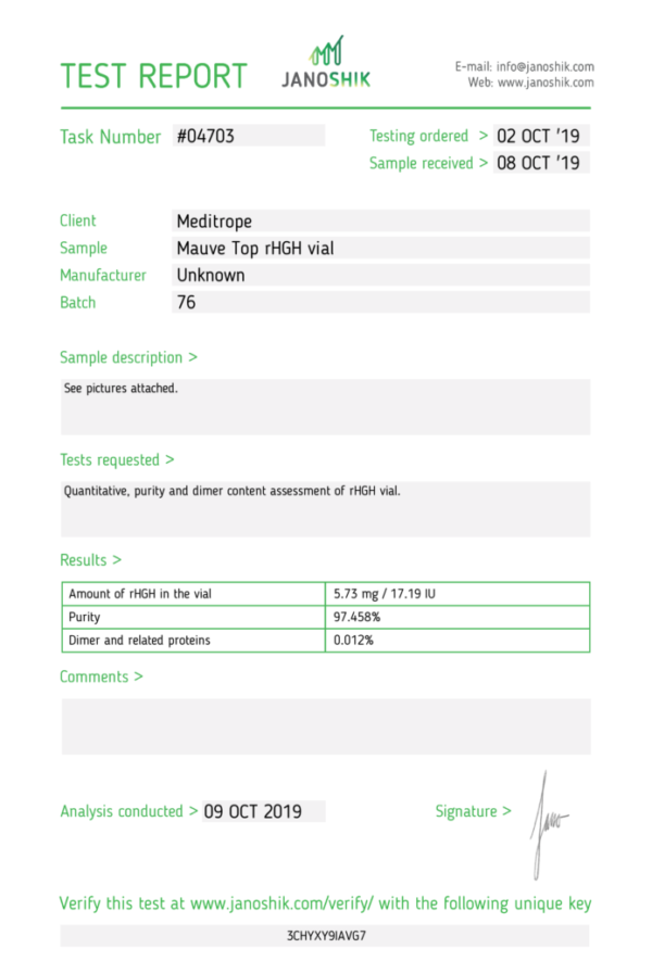 Lab Reports - Meditrope